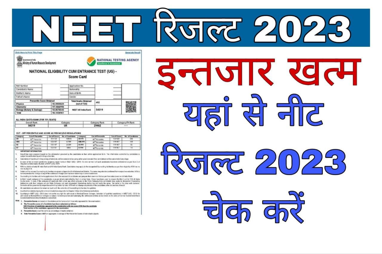 Neet.nta.nic.in Result 2023