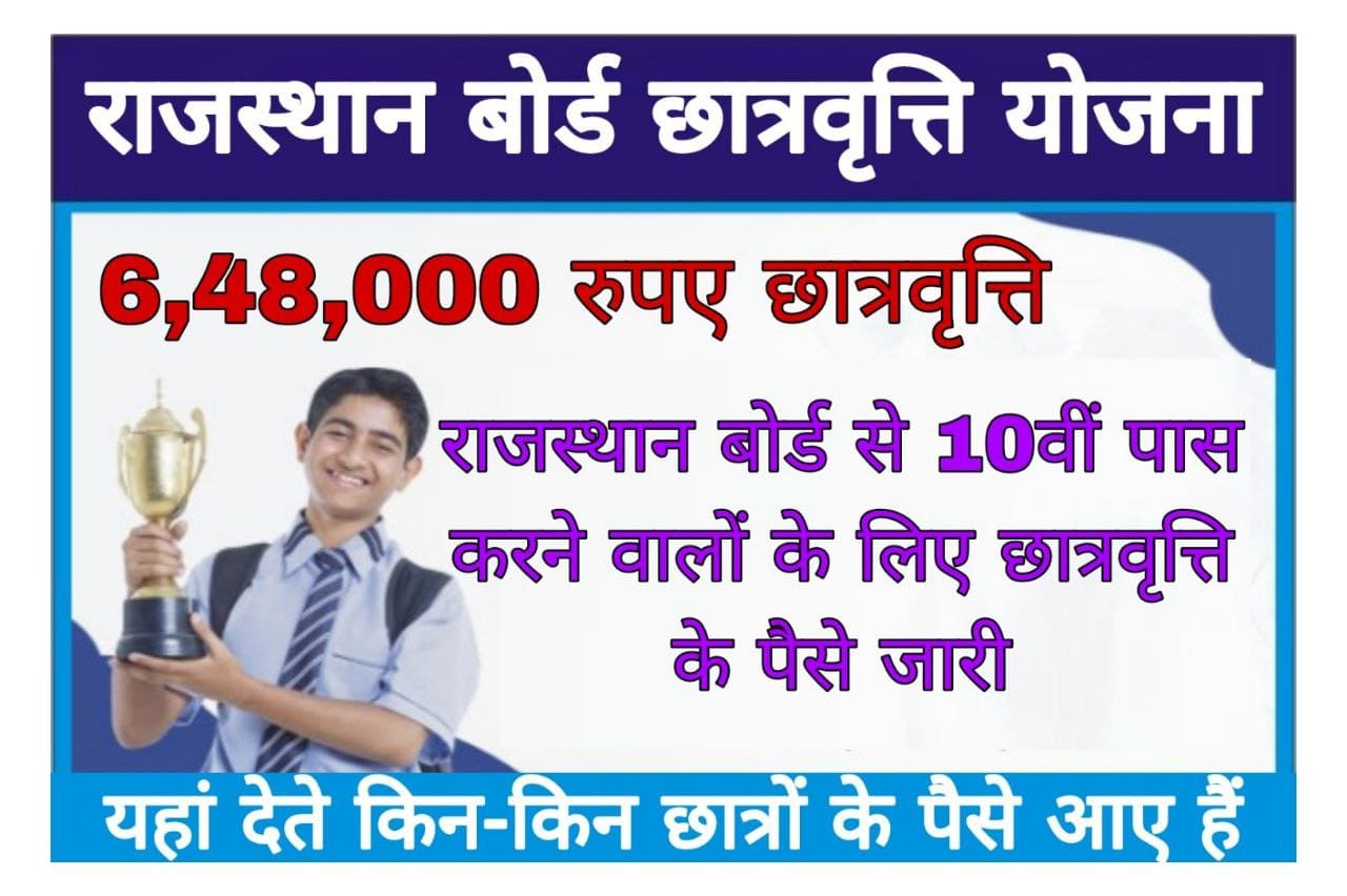 Rajasthan Board Scholarship