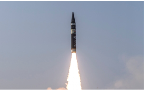 भारत की नई बैलिस्टिक मिसाइल
